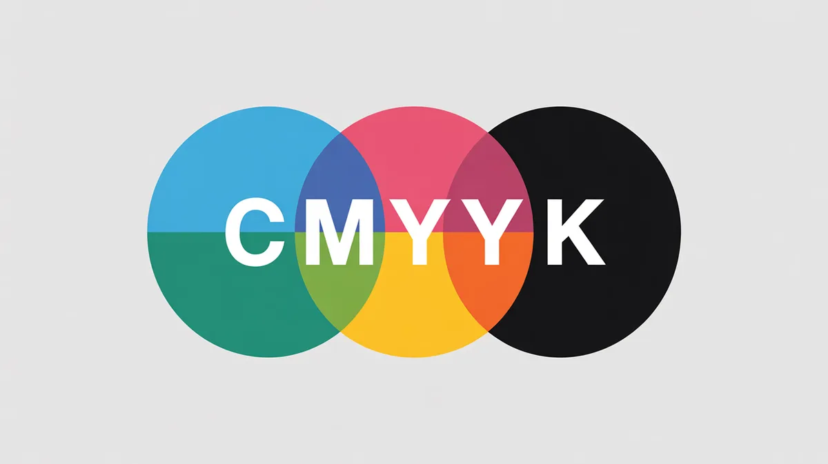 CMYK barvni model za tisk — cian, magenta, rumena, črna