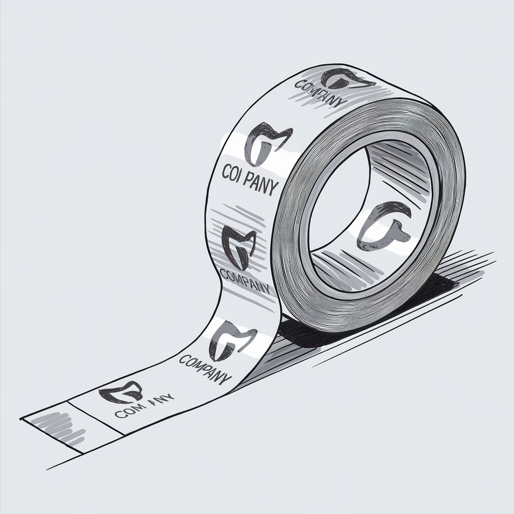 Selotejp z logotipom — tisk po meri za pakiranje