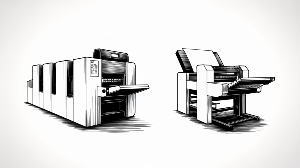 Digitalni vs offset tisk — kdaj izbrati katerega