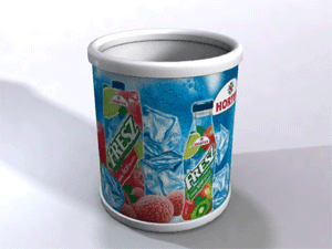 Lentikularni tisk — 3D efekt na lončku