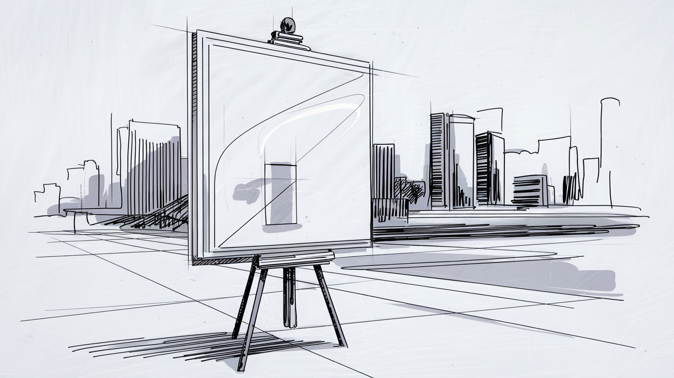 Tisk plakatov — minimalistična ilustracija plakata, Aero Print Ljubljana